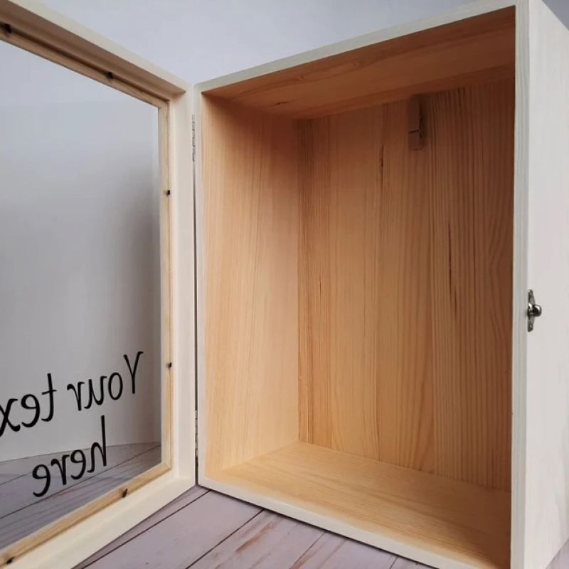 SHADOW BOX 11 x 14 x 6.5 PAINTEDpinkseagulldesign Pink Seagull Design