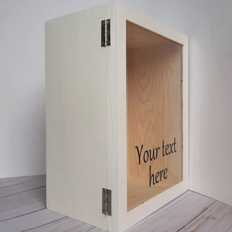 SHADOW BOX 11 x 14 x 6.5 PAINTEDpinkseagulldesign Pink Seagull Design