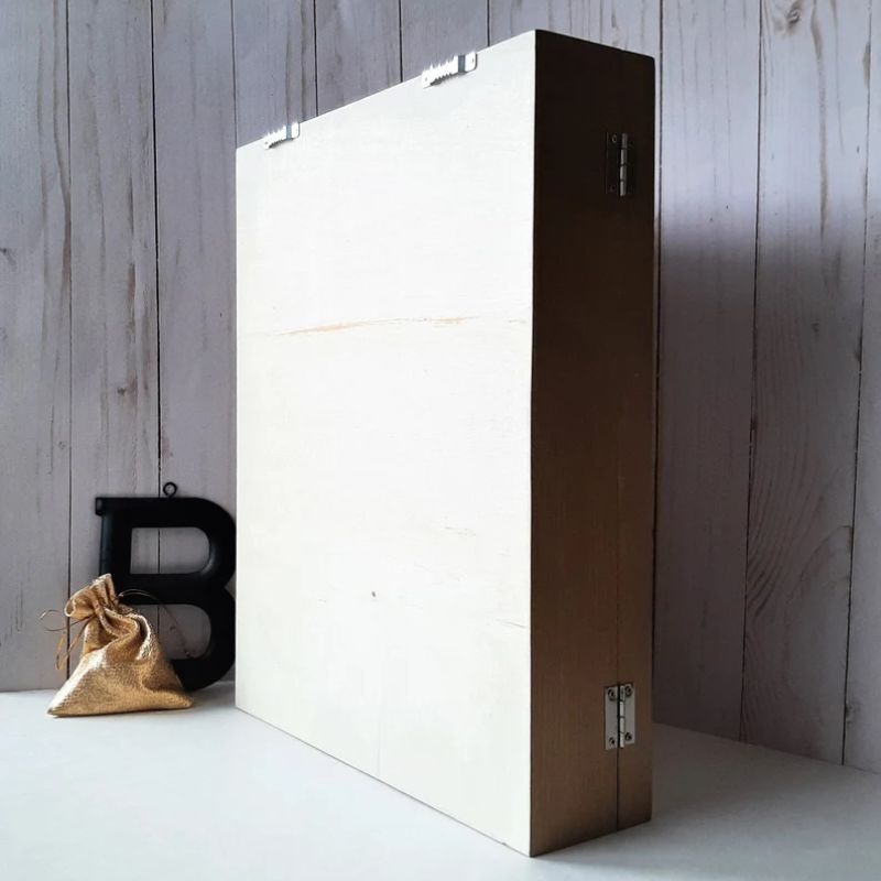 SHADOW BOX 11 x 14 x 3 PAINTED GLASS VINYL PERSONALIZATION