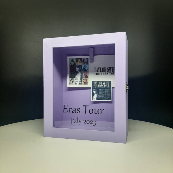 Why would the Perfect Way to Save Memories from Taylor Swift's Eras Tour be a Deep Shadow Box?